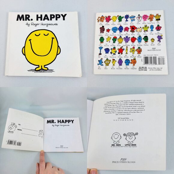 Book Lot Mr. Men Little Miss Mr. Happy Cheerful Miss Late Helpful Roger Hargreav - Picture 3 of 16